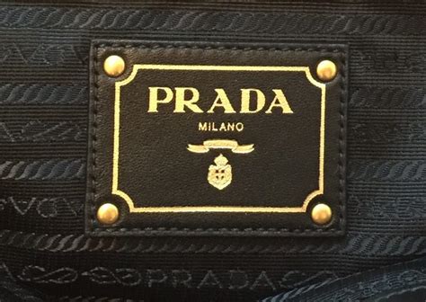 prada bag stamp